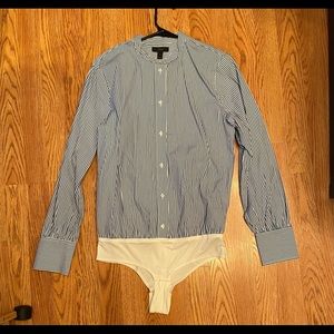 JCrew Button Down BodySuit Shirt